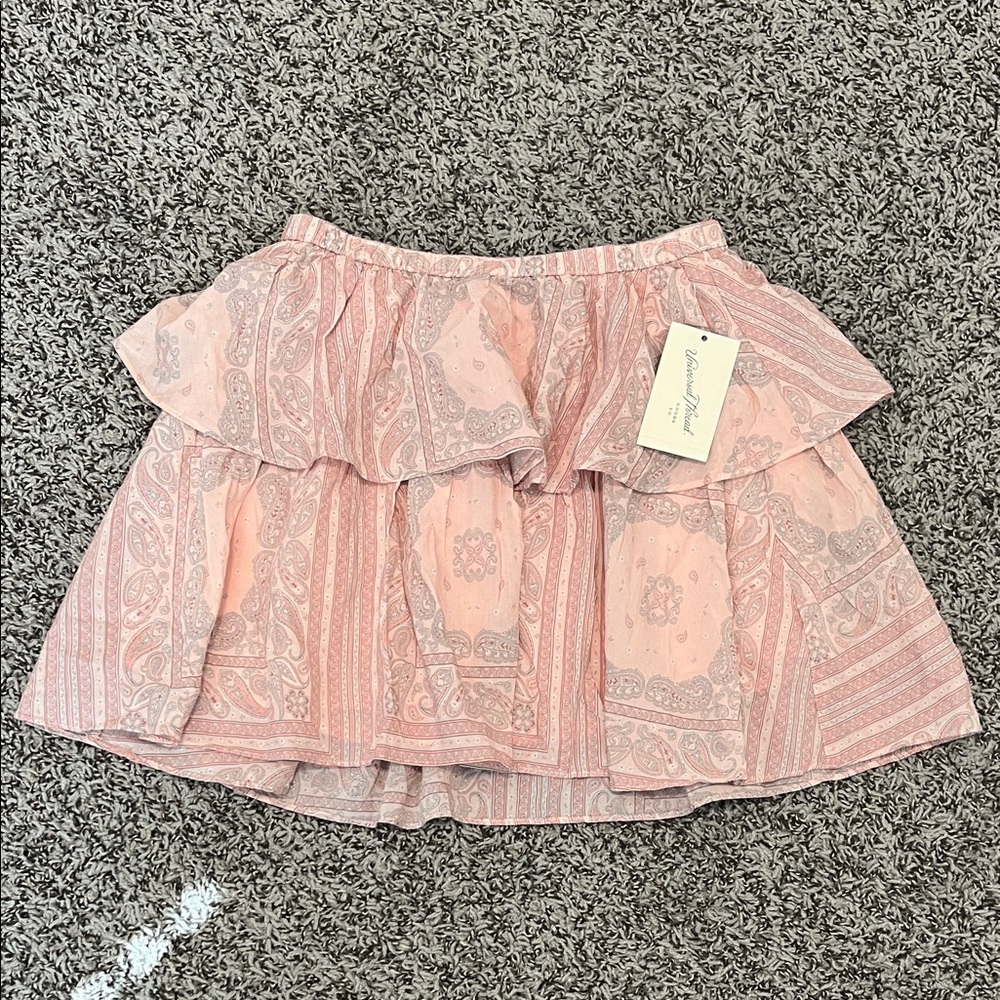CLEARANCE 4 for $12 Item - NWT Pink Bandana Pattern Western Cowgirl Skirt XS